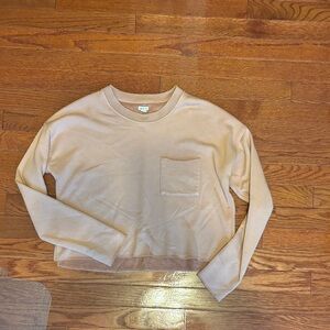 Aerie Light Tan Long Sleeve Tee